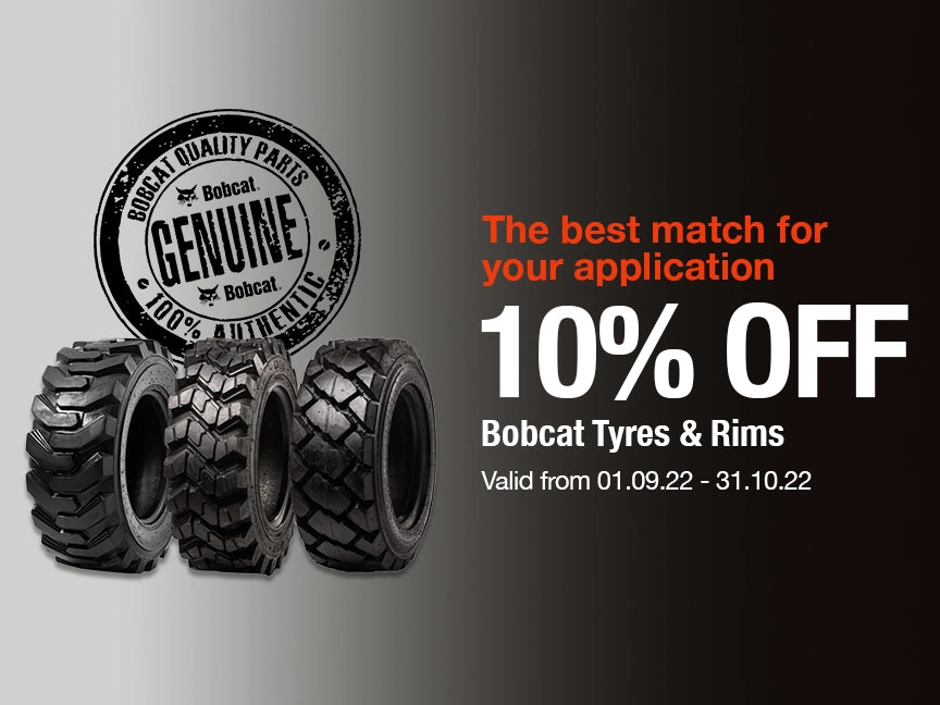 Save on Bobcat Tyres & Rims