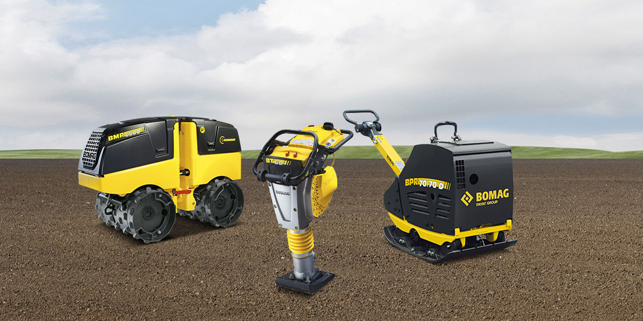 BOMAG Double Drum Rollers