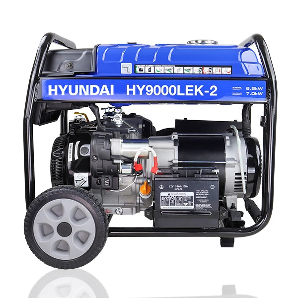 Hyundai HY9000LEK-2 8.75kVA / 7kW Electric Start Petrol Generator