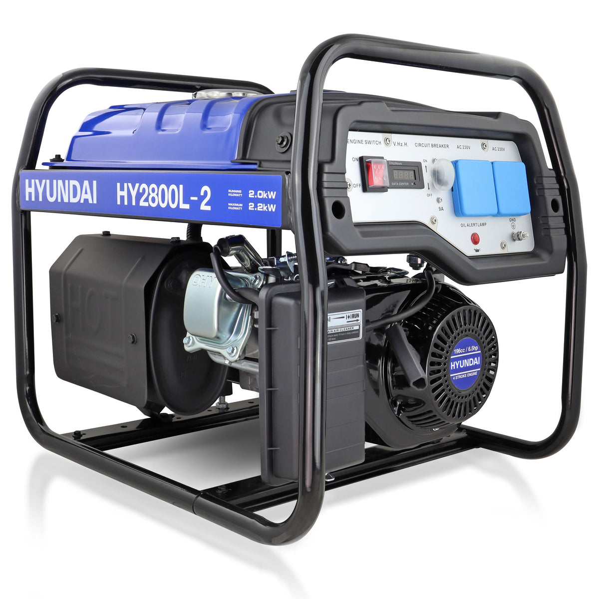 Hyundai HY2800L-2 2.75kVa / 2.2kW Petrol Generator